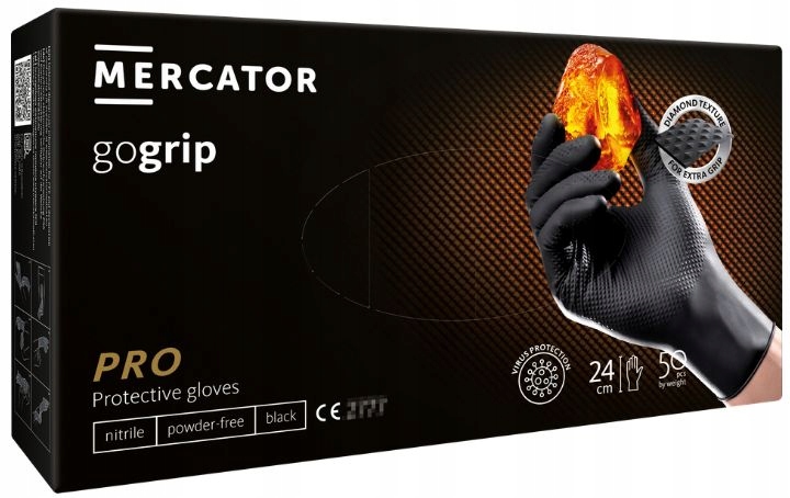 Mercator Medical GOGRIP rukavice veľkosť 10 - XL 25 párov